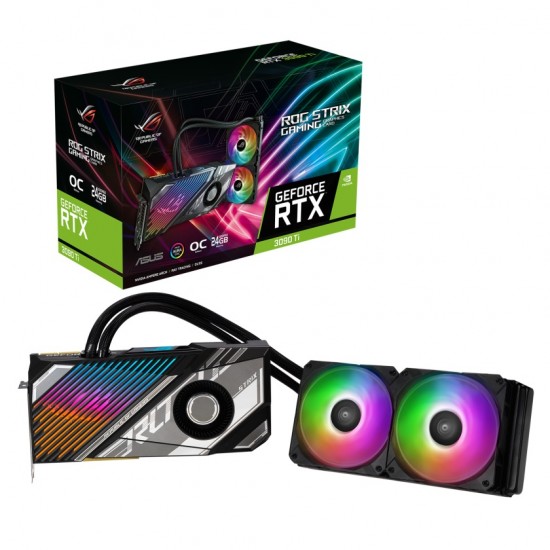 ASUS ROG Strix LC GeForce RTX 3090 Ti OC Edition 24GB GDDR6X Gaming Graphics Card