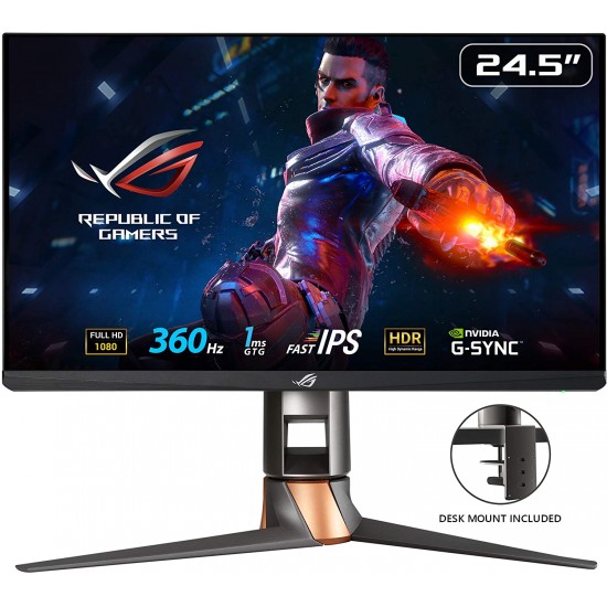 Asus ROG Swift PG259QNR 24.5 360Hz FHD eSports G-SYNC Gaming Monitor