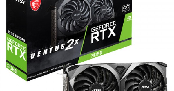 Buy MSI GeForce RTX 3060 VENTUS 2X OC 12GB Graphics Card - RTX