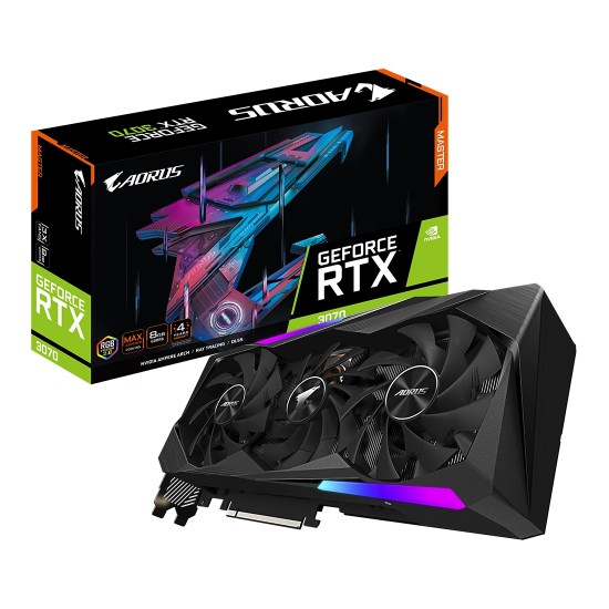 Gigabyte AORUS GeForce RTX 3070 MASTER 8GB Graphics Card