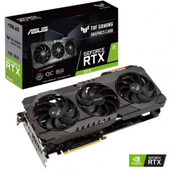 Asus TUF Gaming RTX 3070 OC Edition 8GB GDDR6 Graphics Card