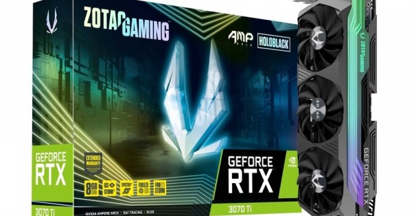 Buy ZOTAC Gaming GeForce RTX 3070 Ti AMP Holo 8GB GDDR6X Graphics ...