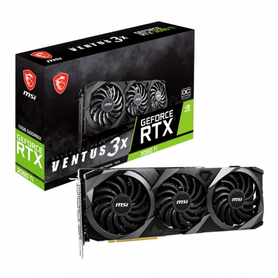 MSI GeForce RTX 3080 Ti VENTUS 3X 12GB OC GDDR6X Graphics Card