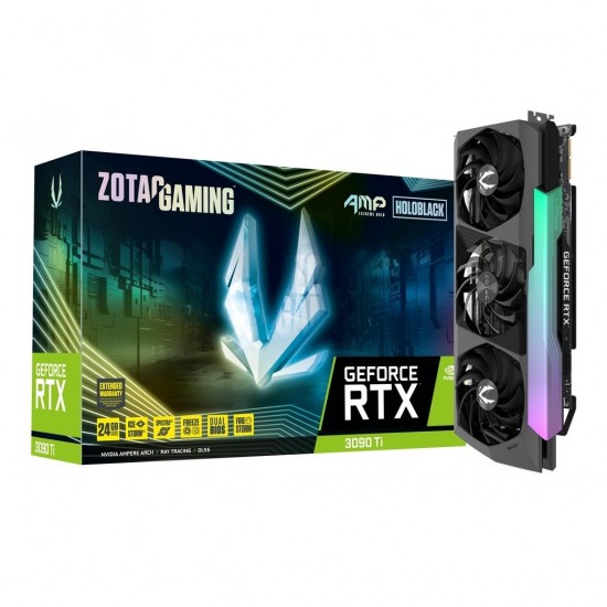 Zotac Gaming GeForce RTX 3090 Ti AMP Extreme Holo 24GB GDDR6X Graphics Card