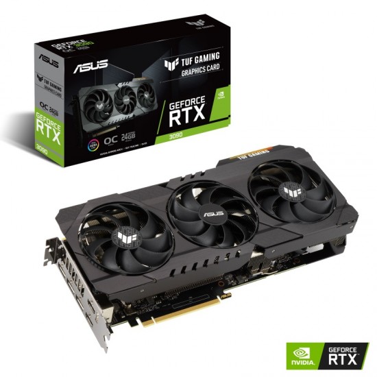 ASUS TUF Gaming GeForce RTX 3090 OC Edition 24GB GDDR6X Graphics Card ASUS TUF Gaming GeForce RTX 3090 OC Edition 24GB GDDR6X Graphics Card