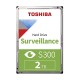 Toshiba S300 2TB 5400rpm 3.5 Surveillance Hard Drive