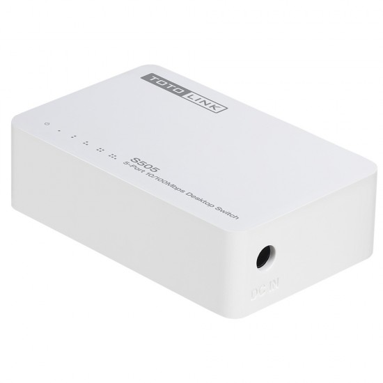 TOTOLINK S505 5-Port 10/100Mbps Desktop Switch TOTOLINK S505 5-Port 10/100Mbps Desktop Switch