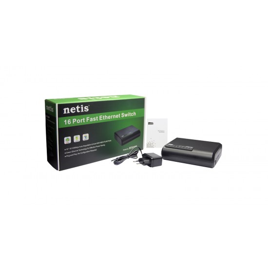 Netis ST3116P 16 Port Fast Ethernet Switch