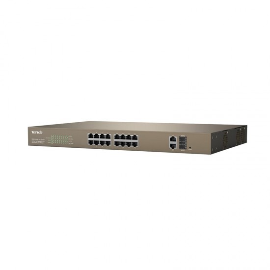 Tenda TEF1118P 16 10/100Mbps PoE +1 Gigabit/SFP Slots Switch