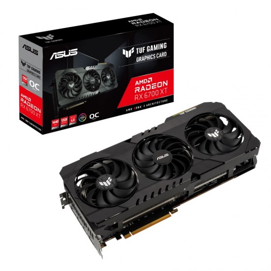 ASUS TUF Gaming Radeon RX 6700 XT OC Edition 12GB GDDR6 Graphics Card