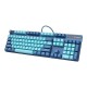 Rapoo V500 PRO USB Mechanical Gaming Keyboard Cyan Blue