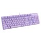 Rapoo V500 PRO Backlit USB Mechanical Gaming Keyboard Purple