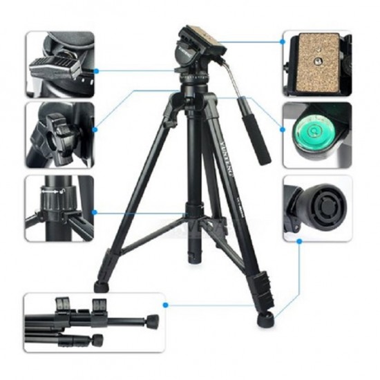 Yunteng VCT-880 Aluminum Camera Tripod