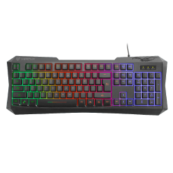 Vertux Radiance Ergonomic Backlit Wired Gaming Keyboard