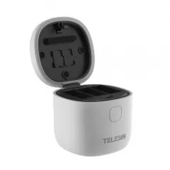 TELESIN Allin BOX Portable Storage Charger for GoPro Hero9/10 with 2 Batteries