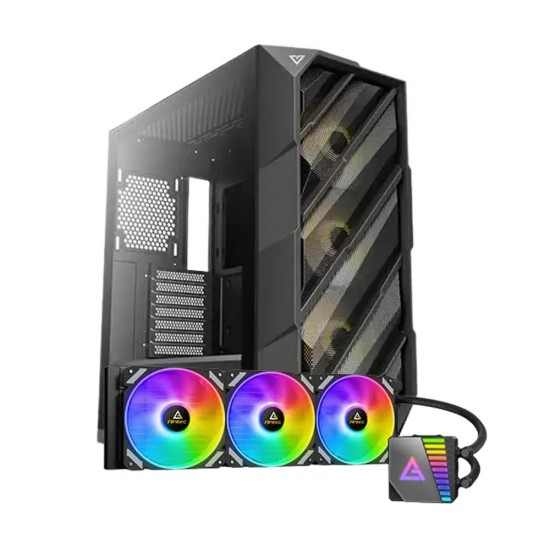 Antec DP503 Mid-Tower Case & Symphony 360 ARGB Black CPU Cooler Combo