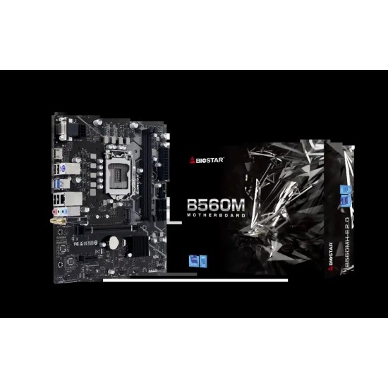 BIOSTAR B560MH-E 2.0 10th and 11th Gen Micro ATX Motherboard