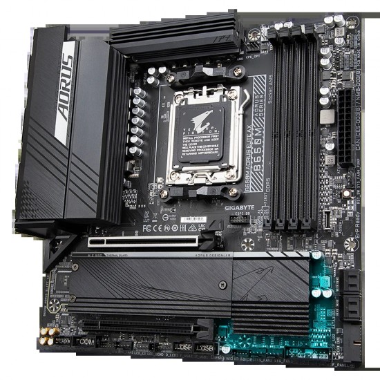 Gigabyte B650M AORUS ELITE AX DDR5 AMD AM5 Micro-ATX Motherboard
