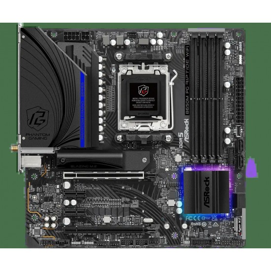 ASRock B650M PG Riptide WiFi AMD AM5 Micro ATX Motherboard