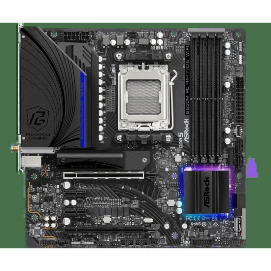 ASRock B650M PG Riptide WiFi AMD AM5 Micro ATX Motherboard