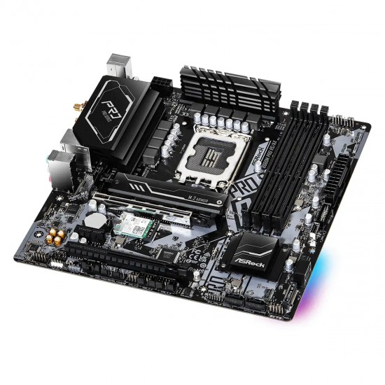 ASRock B660M Pro RS/ax 12th Gen Micro ATX Motherboard