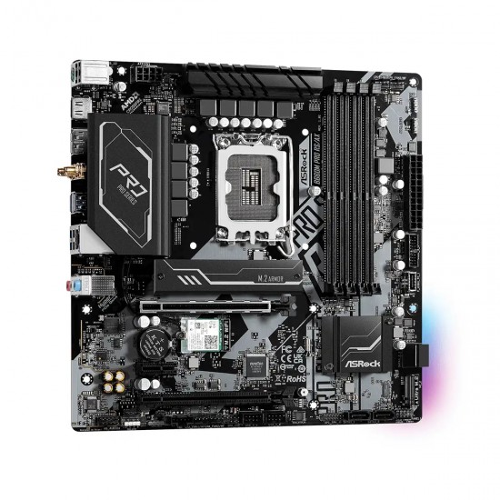 ASRock B660M Pro RS/ax 12th Gen Micro ATX Motherboard