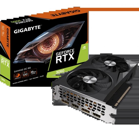GIGABYTE GeForce RTX 3060 GAMING OC 8GB GDDR6 Graphics Card