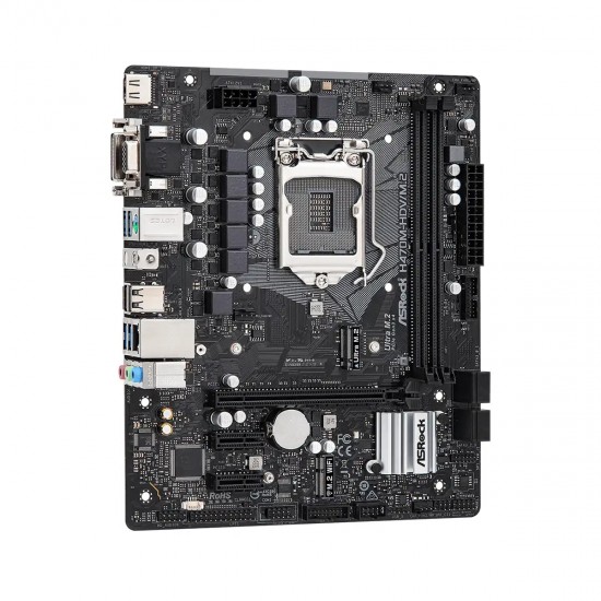 ASRock H470M-HDV/M.2 10th Gen Micro ATX Motherboard