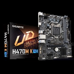 GIGABYTE H470M K DDR4 Intel 10th and 11th Gen Micro ATX Motherboard GIGABYTE H470M K DDR4 Intel 10th and 11th Gen Micro ATX Motherboard