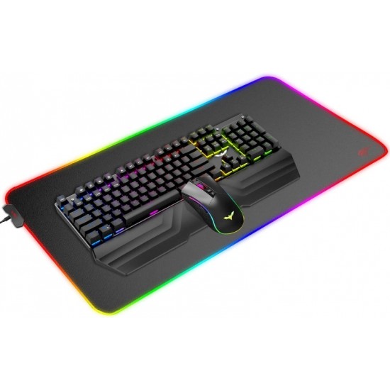 Havit KB511L RGB Wired Mechanical Gaming Keyboard, Mouse & Mouse Pad 3-in-1 Combo