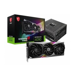 MSI GeForce RTX 4090 GAMING TRIO 24GB Graphics Card & Thermaltake Toughpower GF3 1000 Watt Power Supply Bundle