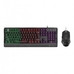Vertux Orion Backlit Ergonomic Wired Gaming Keyboard & Mouse Combo