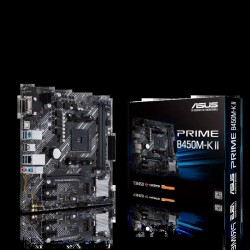 Asus PRIME B450M-K II DDR4 AMD AM4 micro ATX Motherboard (China Version)