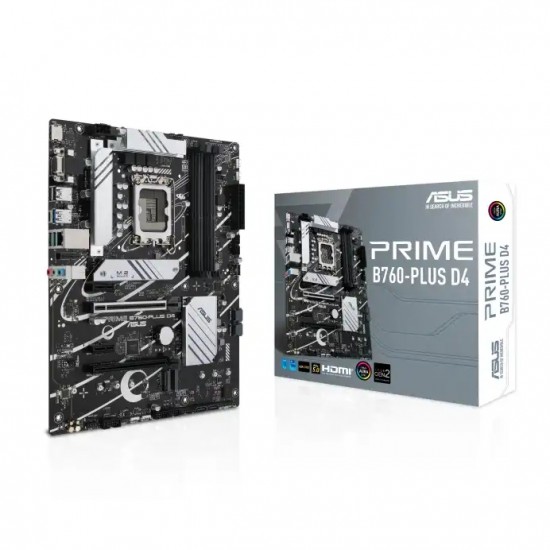 ASUS PRIME B760-PLUS D4 13th Gen & 12th Gen ATX Motherboard