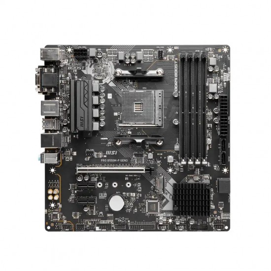 MSI PRO B550M-P GEN3 AMD AM4 Micro ATX Motherboard (China Version)