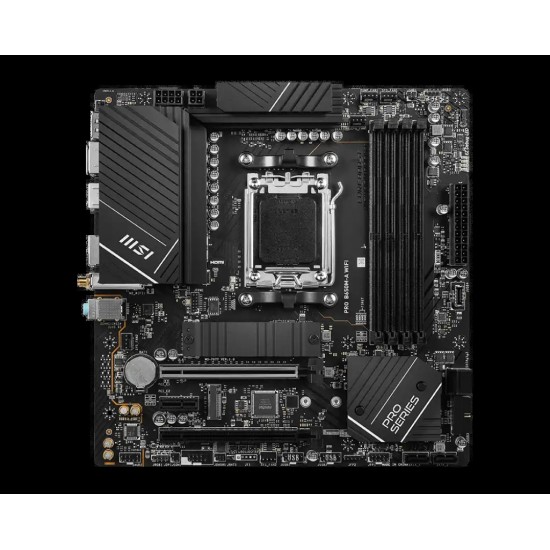 MSI PRO B650M-A WIFI DDR5 AMD AM5 mATX Motherboard