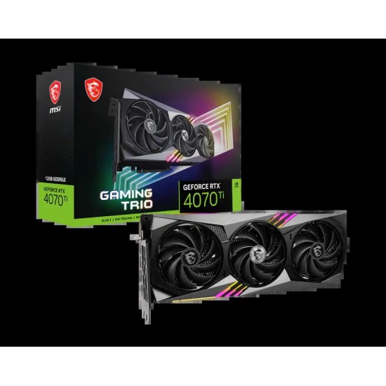 MSI GeForce RTX 4070 Ti GAMING TRIO 12GB GDDR6X Graphics Card