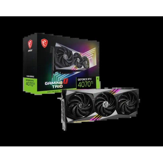 MSI GeForce RTX 4070 Ti GAMING X TRIO 12GB GDDR6X Graphics Card