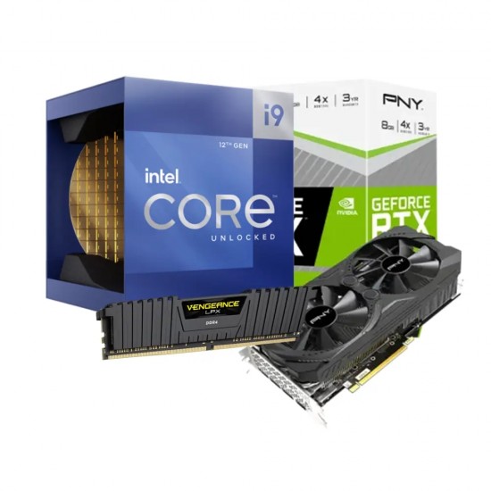 Super Combo 08 (Intel Processor, PNY Graphics Card And Corsair RAM)