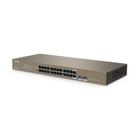 Tenda TEG1024F 24 Port Gigabit Unmanaged Switch With 2 SFP Port