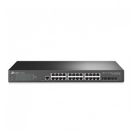 TP-Link TL-SG3428X JetStream 24-Port Gigabit L2+ Managed Switch with 4 10GE SFP+ Slots