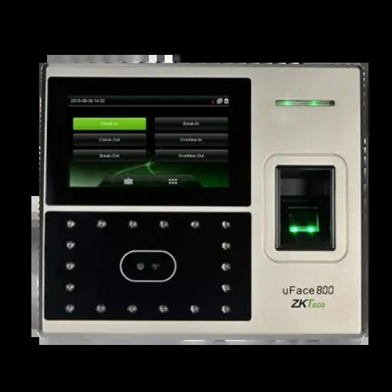 ZKTeco uFace800 Multi-Biometric Time & Attendance And Access Control Terminal