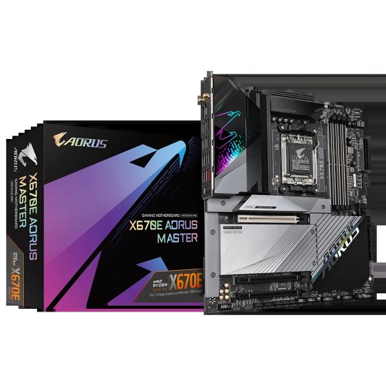 Gigabyte X670E AORUS MASTER DDR5 AMD AM5 E-ATX Motherboard