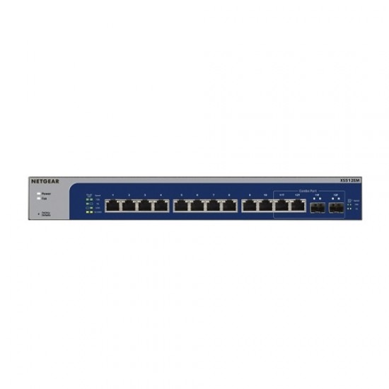 Netgear XS512EM 12-Port 10G Multi-Gigabit Ethernet Rackmount Switch