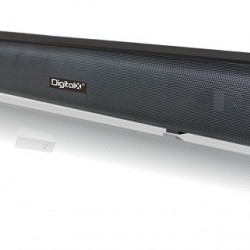 DigitalX XS6 Bluetooth Single Soundbar Black (24w)