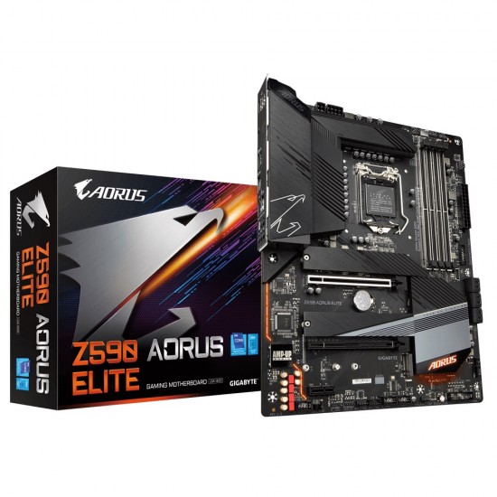 GIGABYTE Z590 AORUS Elite 10th and 11th Gen ATX Motherboard