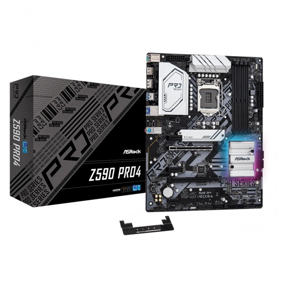 ASRock Z590 Pro4 10th and 11th Gen ATX Motherboard