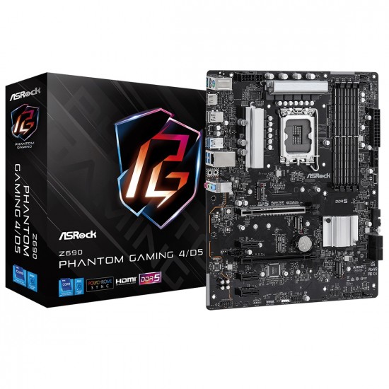 ASRock Z690 Phantom Gaming 4/D5 12th Gen ATX Motherboard