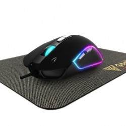Gamdias Zeus M3 RGB Gaming Mouse with NYX E1 Gaming Mouse Mat Combo